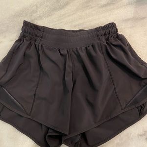 black lululemon shorts!!